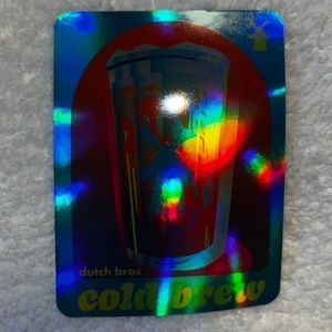 Cold Brew Rainbow Dutch Bros Sticker